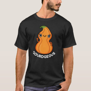 Camiseta Gourd Gourd Veggie Pun Dark BG