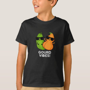 Camiseta Gourd Vibes Funny Veggie Pun Dark BG