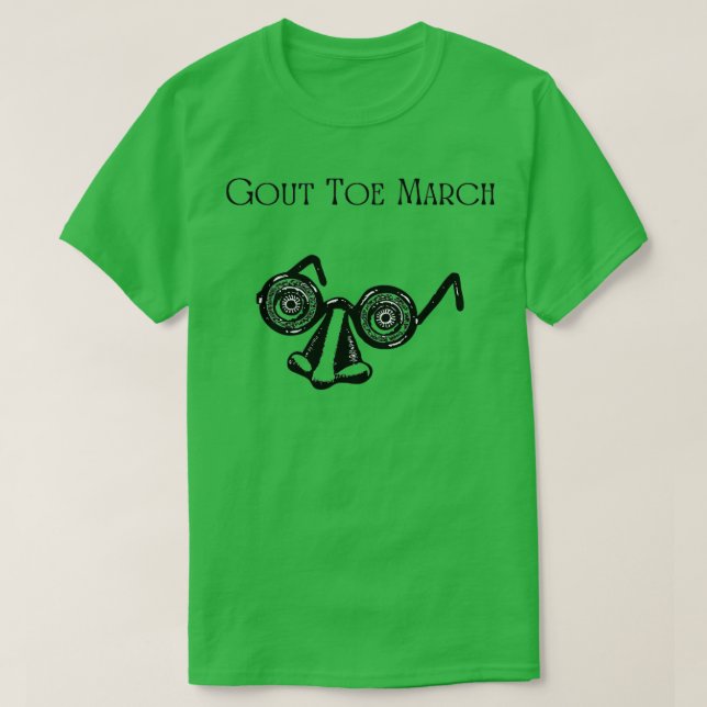 Camiseta Gout Toe March (Frente do Design)