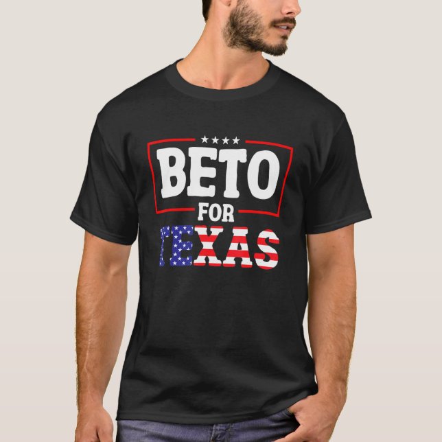 Camiseta Governador Beto Para Texas (Frente)