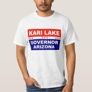 Camiseta Governador de Arizona do Lago Kari