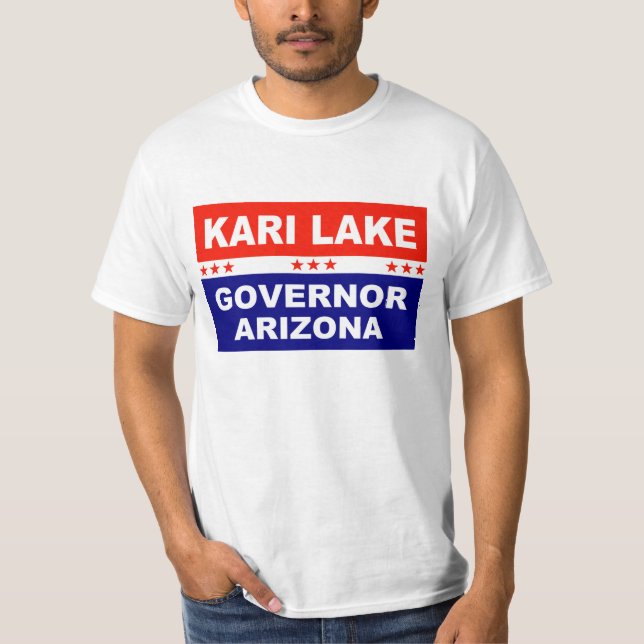Camiseta Governador de Arizona do Lago Kari (Frente)