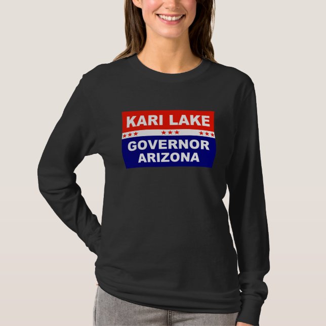 Camiseta Governador de Arizona do Lago Kari (Frente)