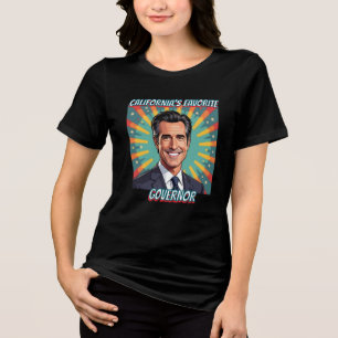 Camiseta Governador Favorito da Califórnia Gavin Newsom