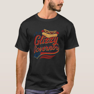 Camiseta Governador Glizzy Engraçado Cachorro Quente Dito P