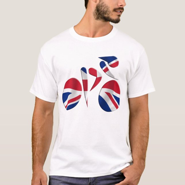 Camiseta Grâ Bretanha - ciclismo do GB (Frente)
