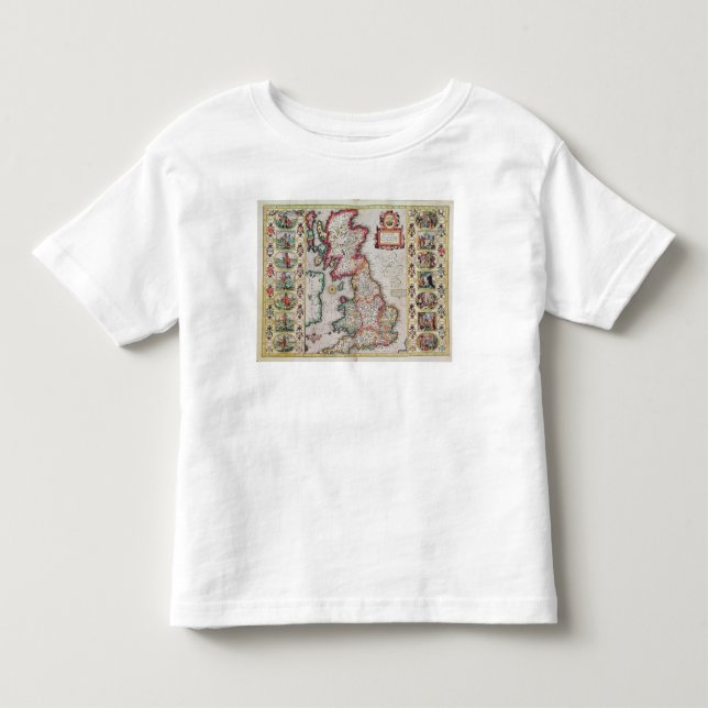 Camiseta Grâ Bretanha como foi dividida no Tyme (Frente)