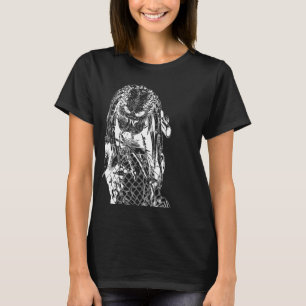 Camiseta Gra Descentrada no Predador de Alienígenas estétic