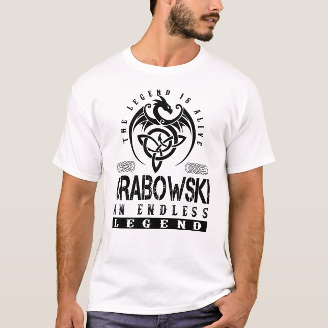 Camiseta GRABOWSKI Legend is Alive (Frente)