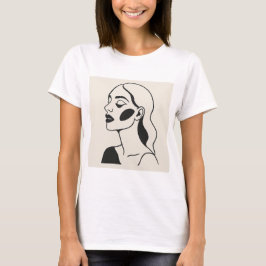 Camiseta Graça e elegância o retrato de uma nobre