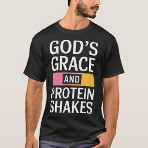 Camiseta Graça e proteína de Deus - cristão