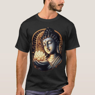 Camiseta "Graça Eterna: Buda com Lotus Sagrada"