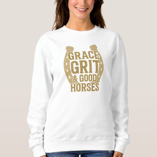 Camiseta Graça, Garra & Cavalos Fantásticos Feminino Wester (Frente)