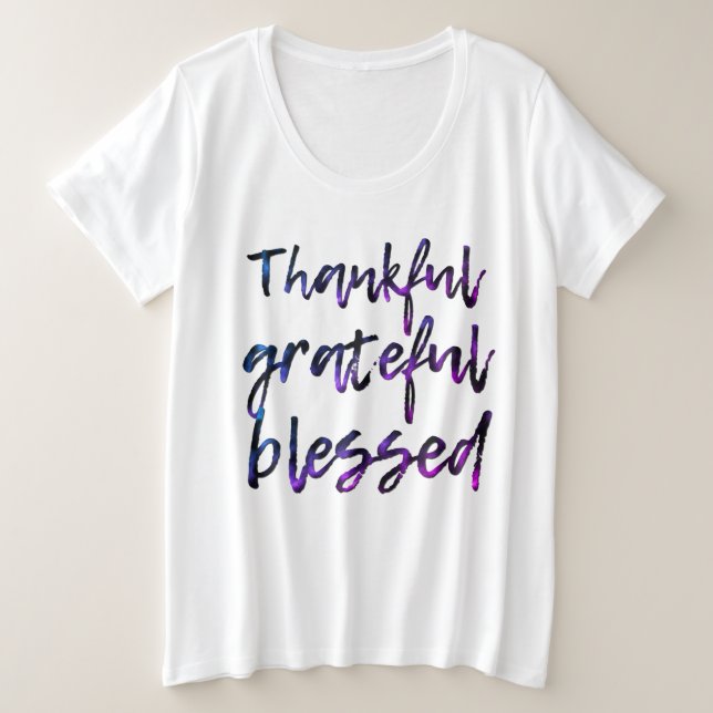 Camiseta Graças a Deus, abençoado (Frente do Design)