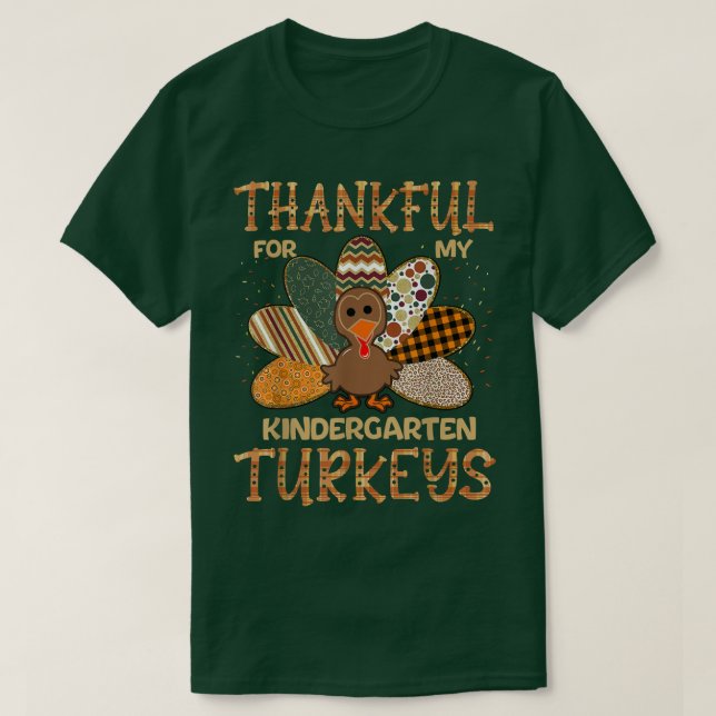 Camiseta Graças à Turquia Leopard Imprime Flannels Fall Cos (Frente do Design)