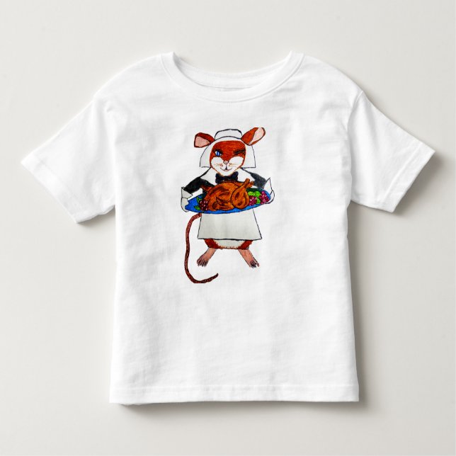 CAMISETA GRAÇAS AO MOUSE PILGRIM (Frente)