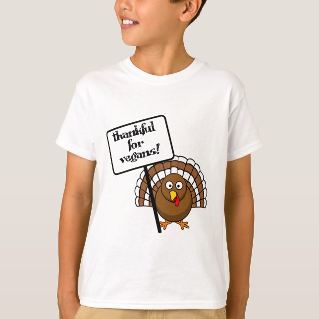 Camiseta Graças aos veganos! (Frente)