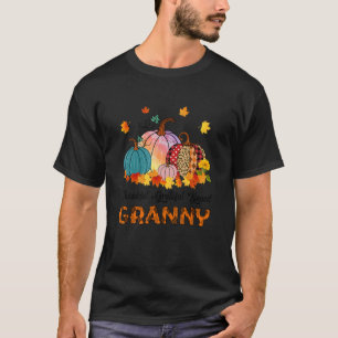 Camiseta Graças Grata, Abençoada Vovó Pumpkins Graças a Deu