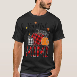 Camiseta Graças Grata, abençoado Obrigado Mimi Pumpkin Truc
