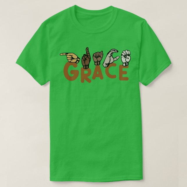 Camiseta Grace ASL (Frente do Design)