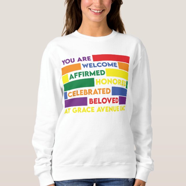 Camiseta Grace Avenue Pride Sweatshirt (Frente)
