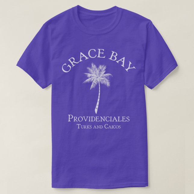 Camiseta Grace Bay Providenciales Turks e Caicos Vintage (Frente do Design)