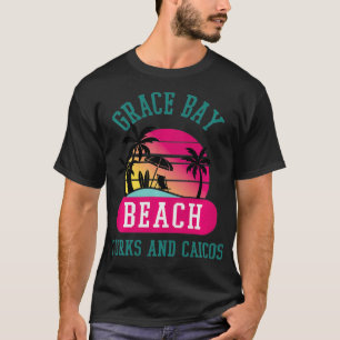 Camiseta Grace Bay Turks e Caicos Islands Beach Pal