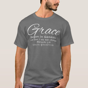 Camiseta Grace Começou No Genesis Script Edition Premium