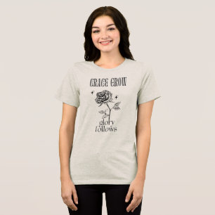 Camiseta Grace Cresce e Glória Segue