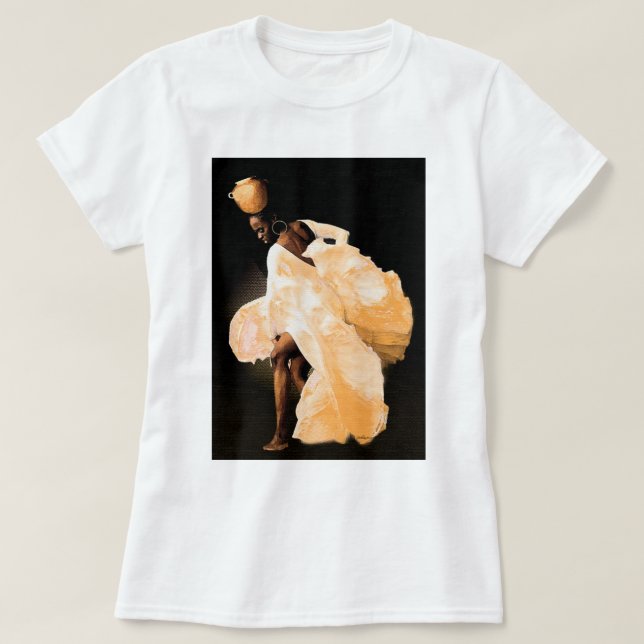 Camiseta Grace em Movimento - African Folk Dance (Frente do Design)