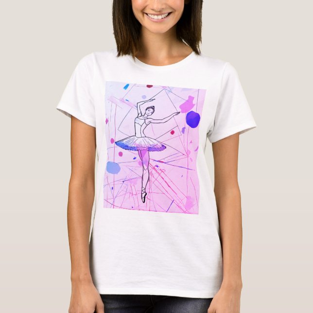 Camiseta "Grace em Movimento: Espírito do Flamenco" (Frente)