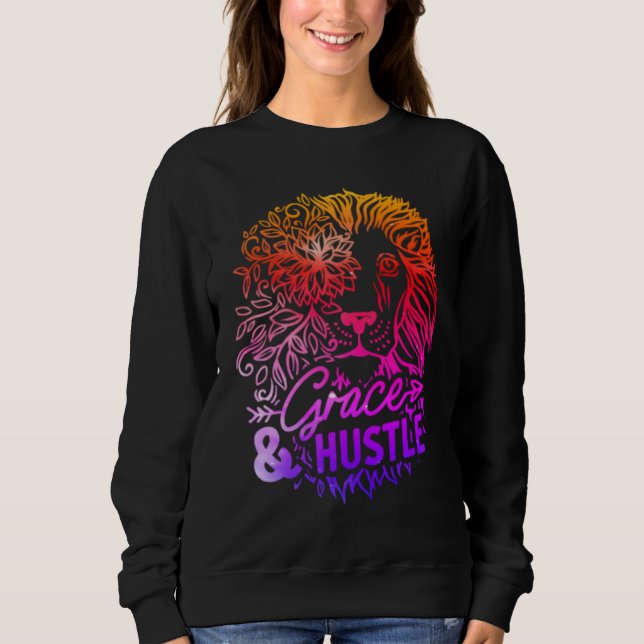 Camiseta Grace & Hustle Lion (Frente)