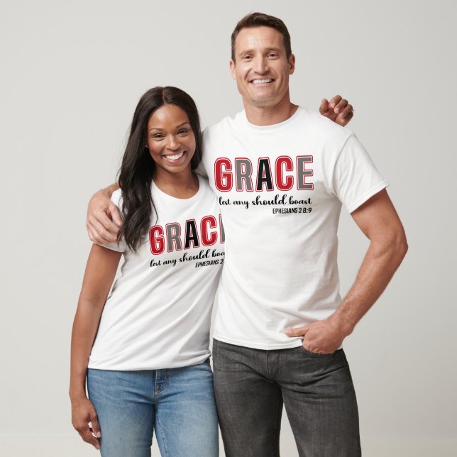 Camiseta Grace Lest Any Deveriam Boiar Christian (Unissex)