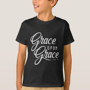 Camiseta Grace Sobre Grace Christian Faith Bíblia Verse Cot