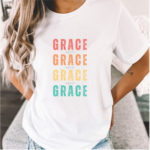 Camiseta Grace Sobre Grace Christian Faith Womens