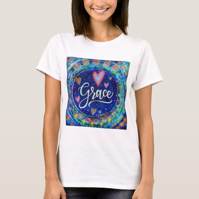 Camiseta "Grace", UMA PALAVRA Inspirividade (Frente)
