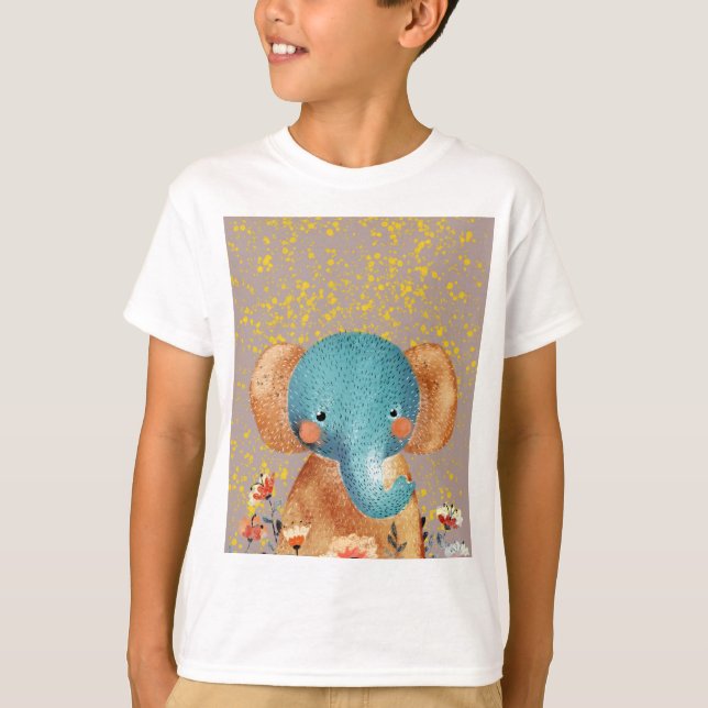 Camiseta Graceful Elephant in the Wild (Frente)