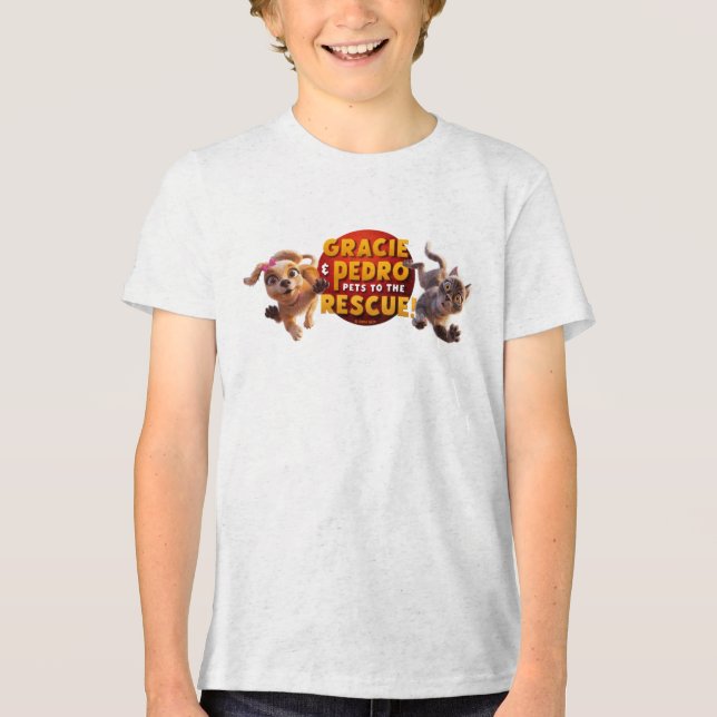 Camiseta Gracie & Pedro Adventure Await (Frente)