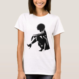 Camiseta Gracioso: Legança Afro-Branca