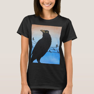 Camiseta Grackle Austin Texas Bird Nature Willife Painting
