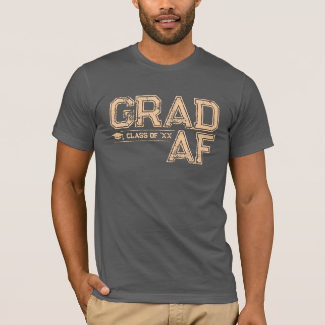 Camiseta Grad AF | Turma de 2026 Graduado(a) (Frente)