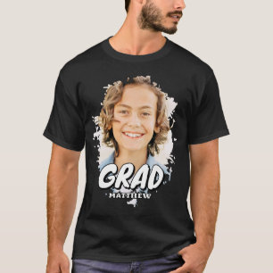 Camiseta Grad Personalizado Moderno com Foto e Nome Persona