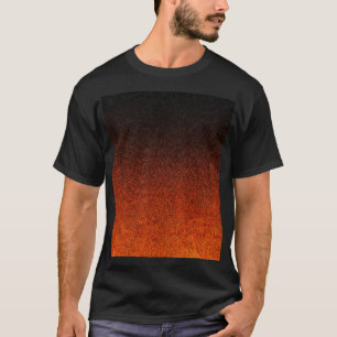 Camiseta Gradação da Brilhante Laranja e Preta