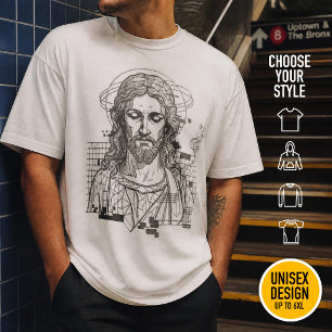 Camiseta Grade de Anaglifo Christian Christwave Jesus Crist
