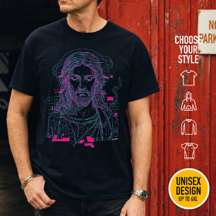 Camiseta Grade de Anaglifo Christian Christwave Jesus Crist