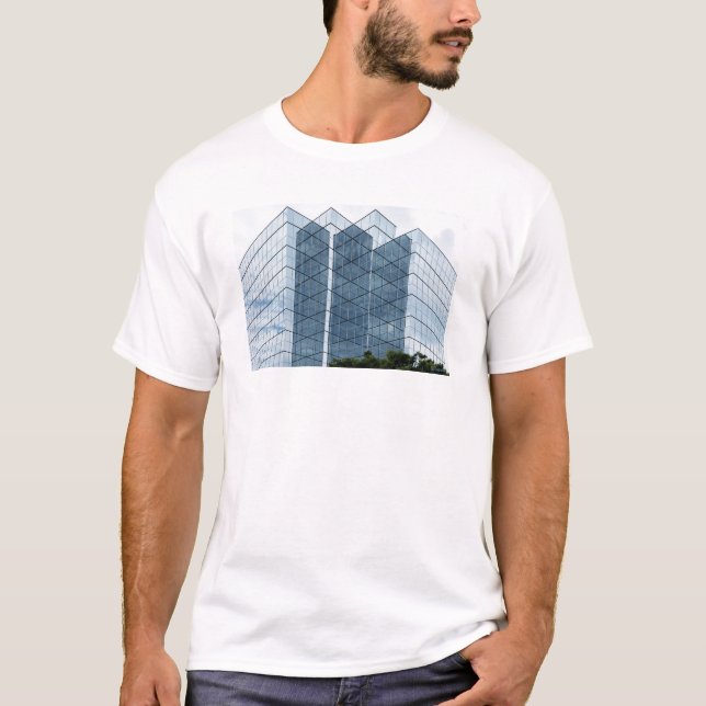 Camiseta Grades de Edifícios de Vidro (Frente)