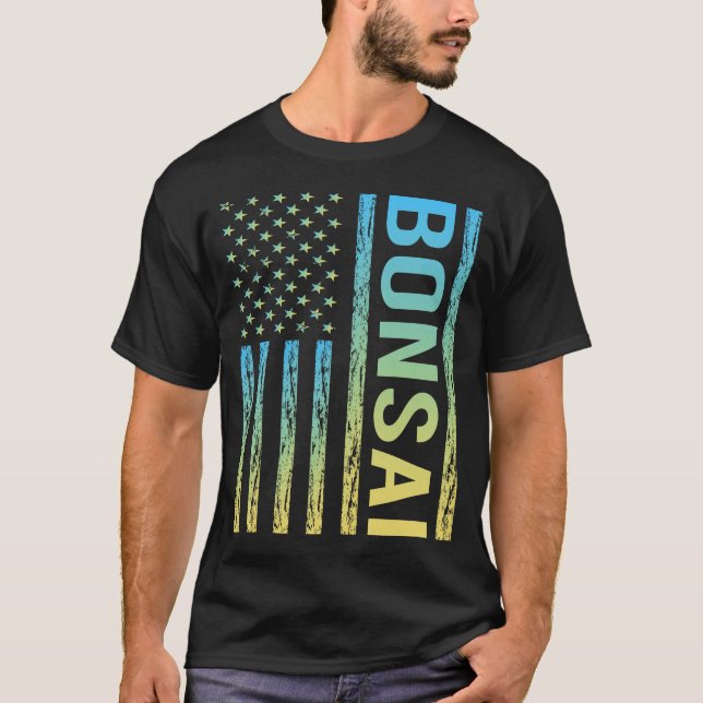 Camiseta Gradient Flag Bonsai (Frente)