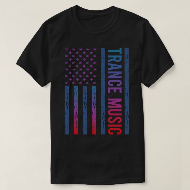Camiseta Gradient Flag Trance (Frente do Design)