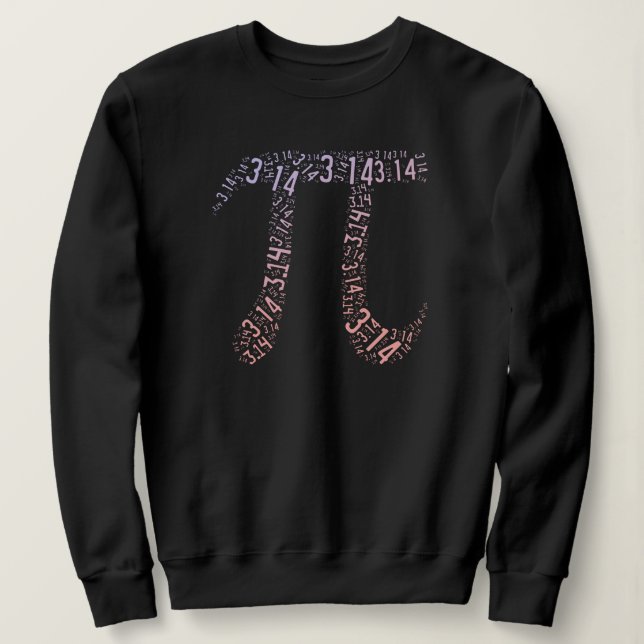 Camiseta Gradient Pi - Símbolo Digitais Matemáticos | Feliz (Frente do Design)