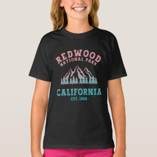 Camiseta Gradiente da Califórnia no Parque Nacional Redwood